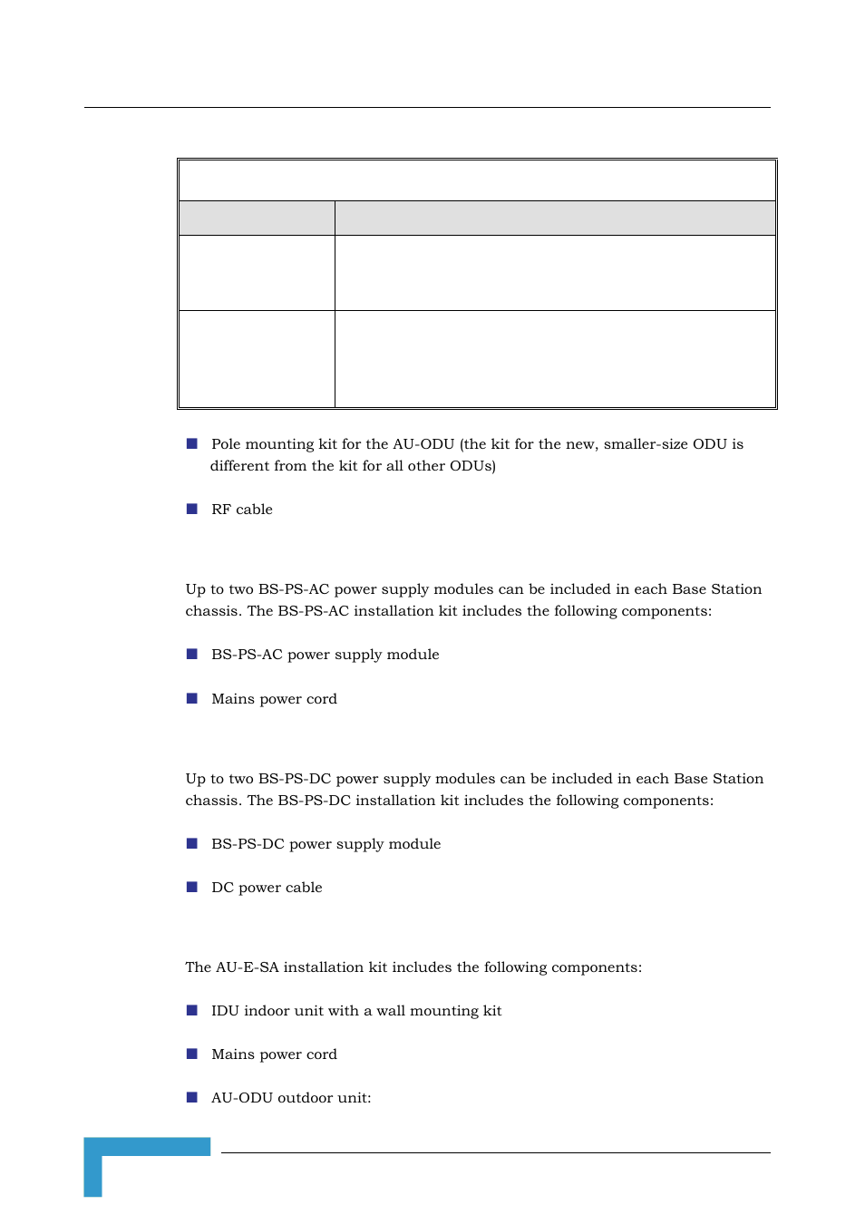 3 au-e-sa standalone access unit | Alvarion BREEZEACCESS SW VERSION 5.1 User Manual | Page 68 / 273