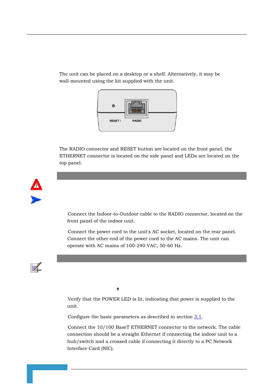 4 installing the universal idu indoor unit | Alvarion BREEZEACCESS SW VERSION 5.1 User Manual | Page 84 / 273