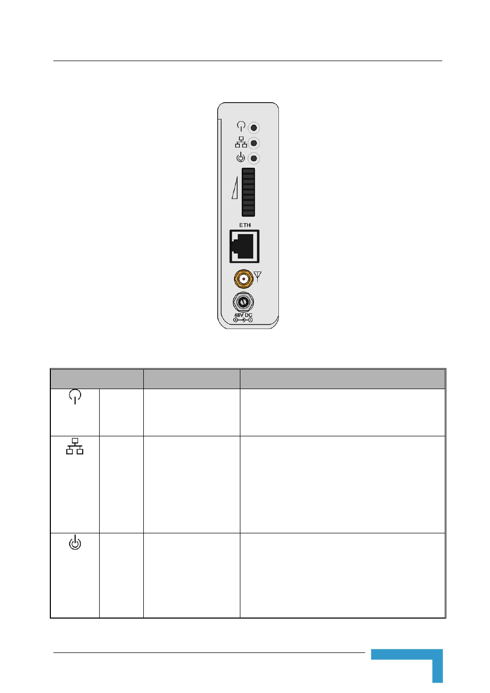 2 su-i connectors and leds | Alvarion BREEZEACCESS SW VERSION 5.1 User Manual | Page 87 / 273
