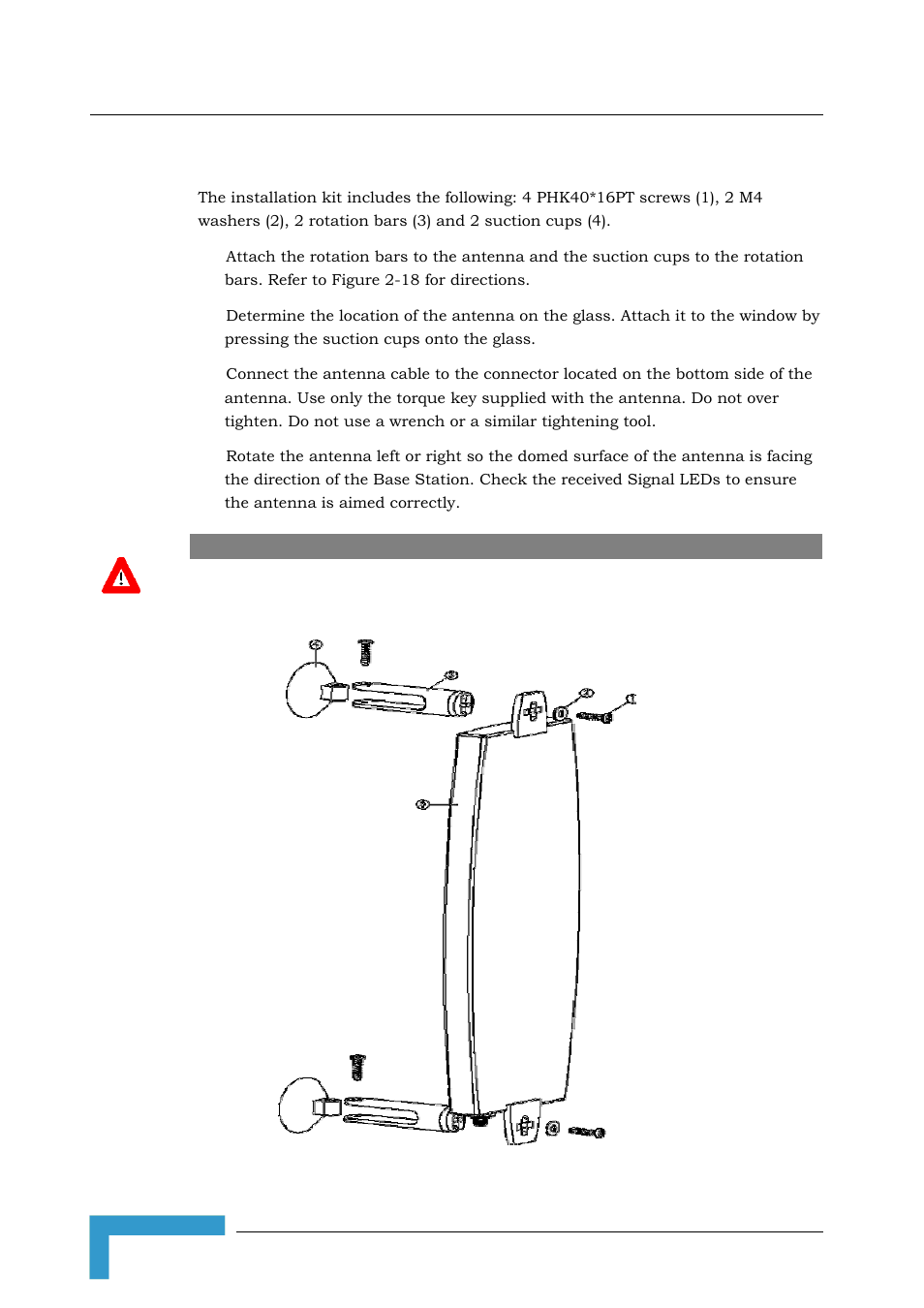 4 window mount with rotation capability | Alvarion BREEZEACCESS SW VERSION 5.1 User Manual | Page 94 / 273