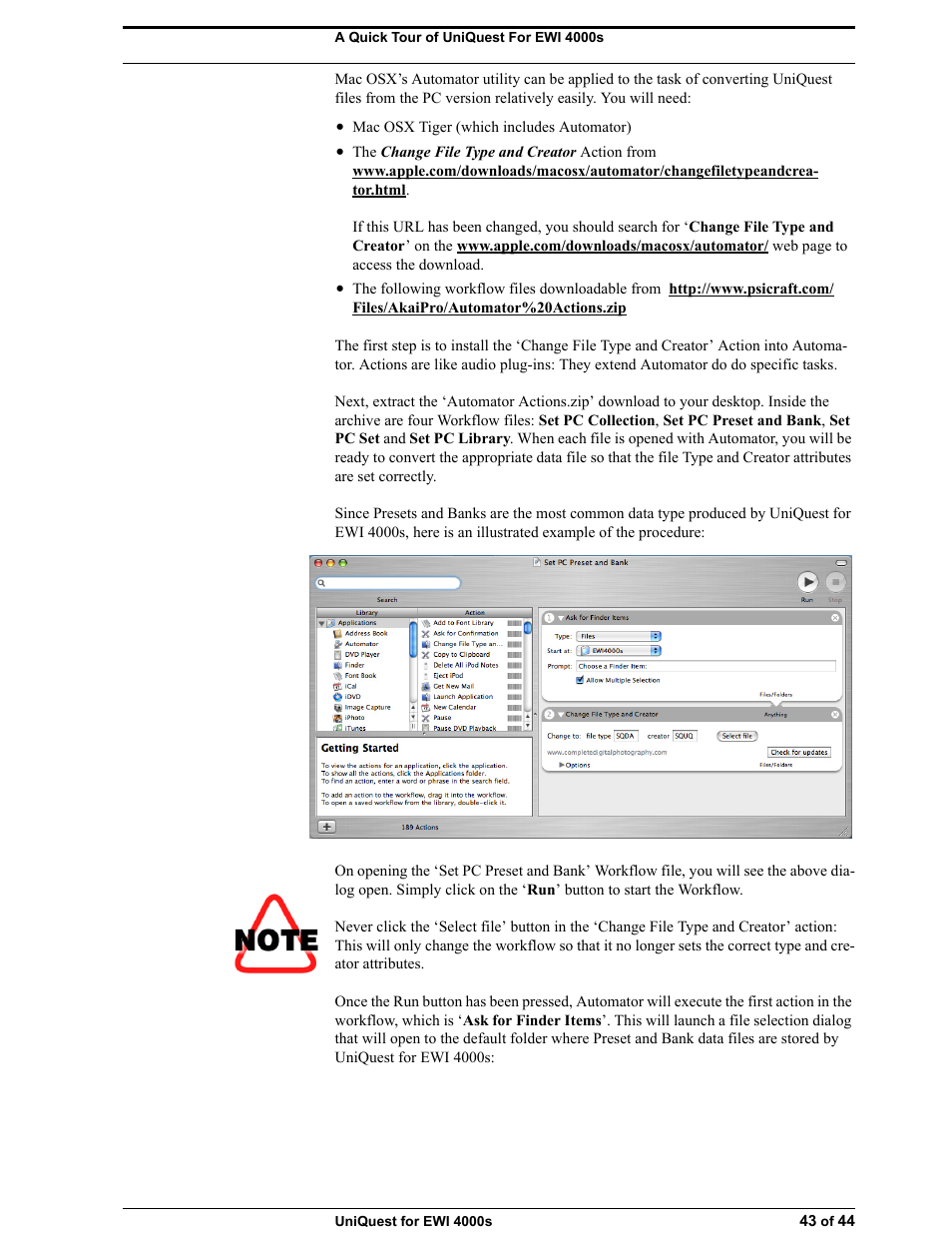 Akai UNIQUEST 4000S User Manual | Page 43 / 44