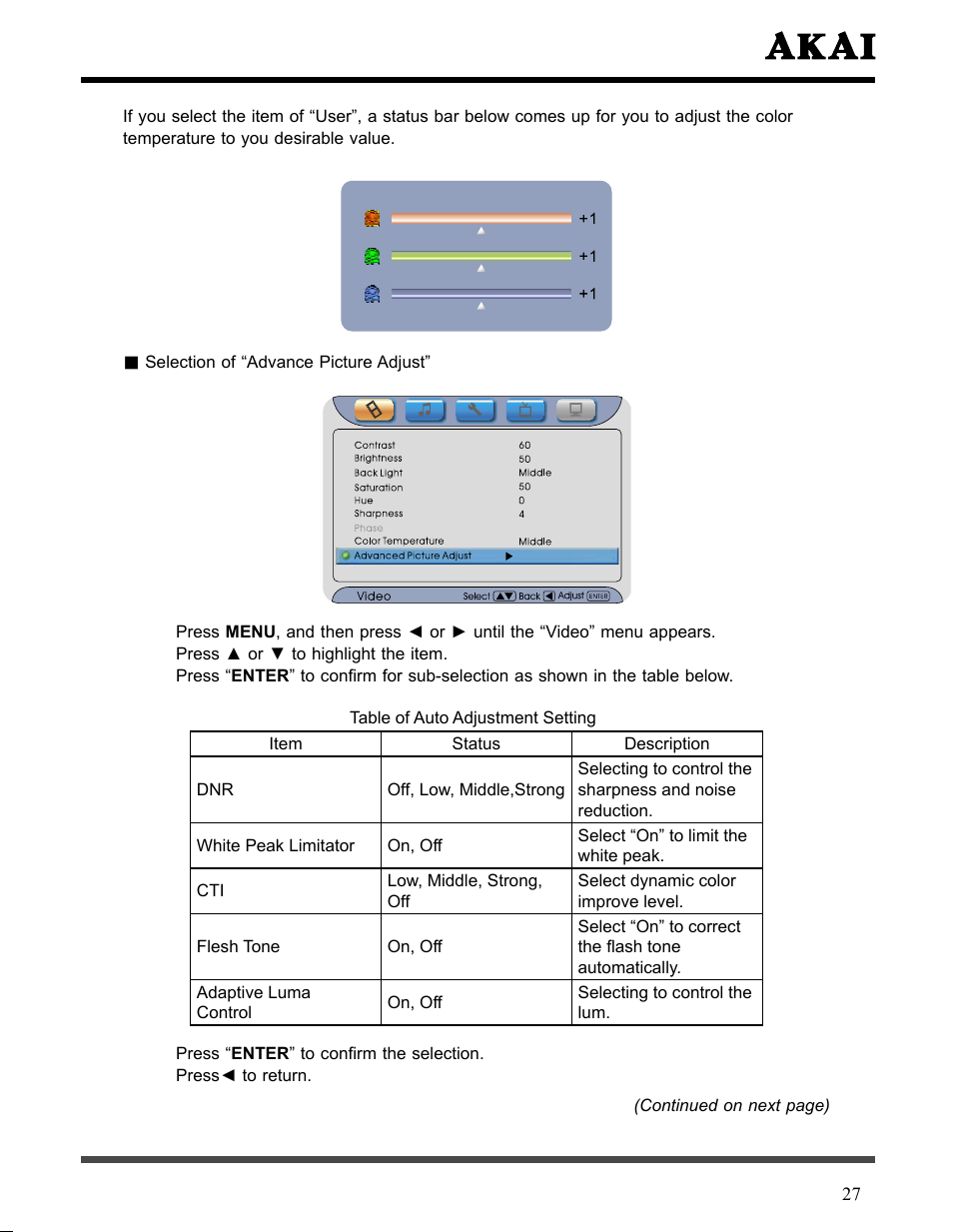 Akai LCT3226 User Manual | Page 28 / 50