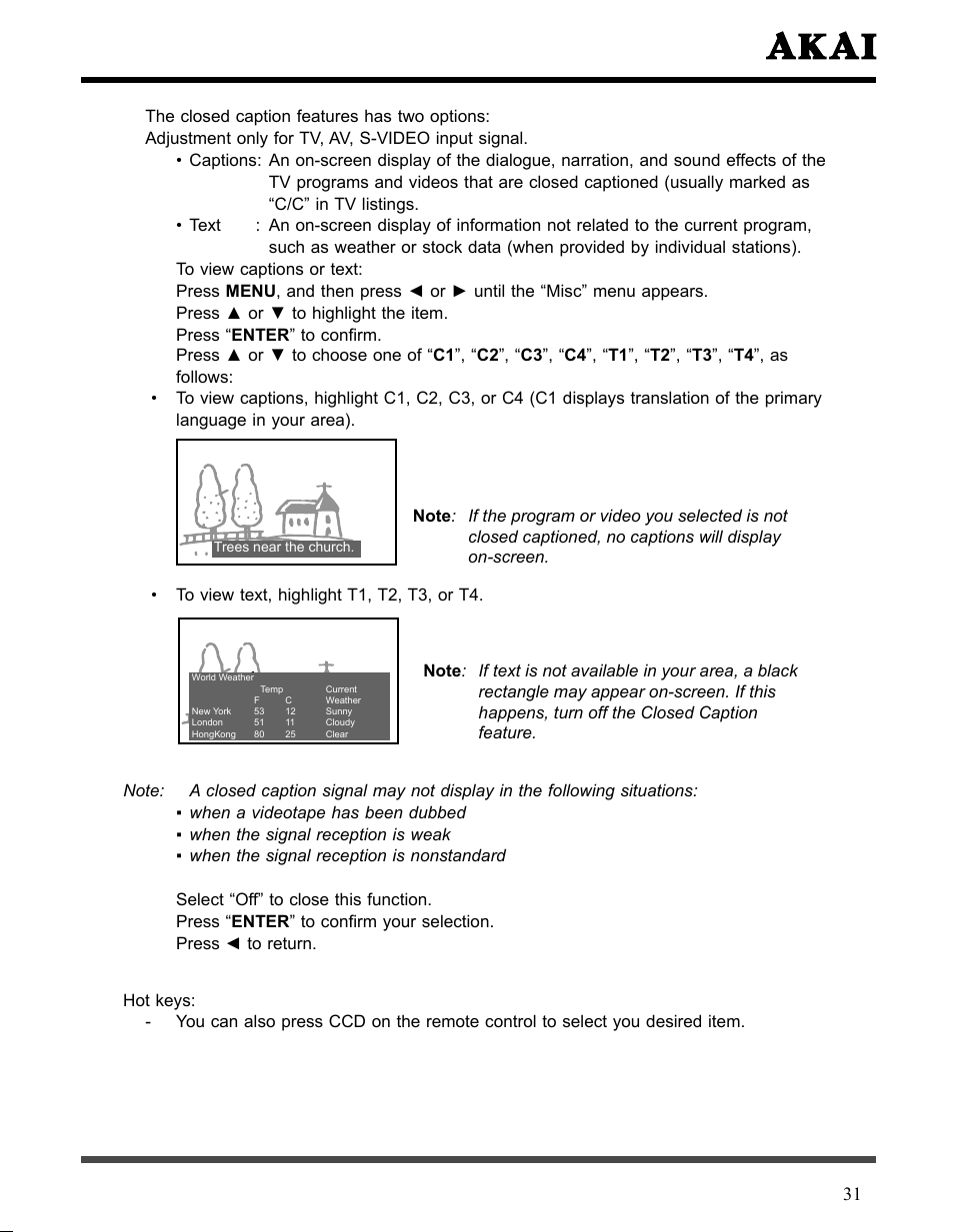 Akai LCT3226 User Manual | Page 32 / 50