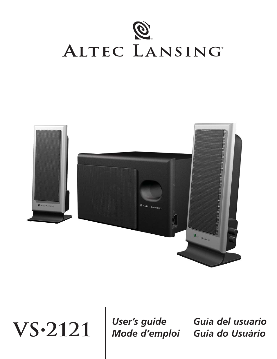 Altec Lansing VS2121 User Manual | 19 pages