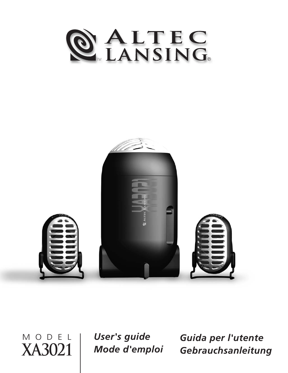 Altec Lansing XA3021 User Manual | 10 pages