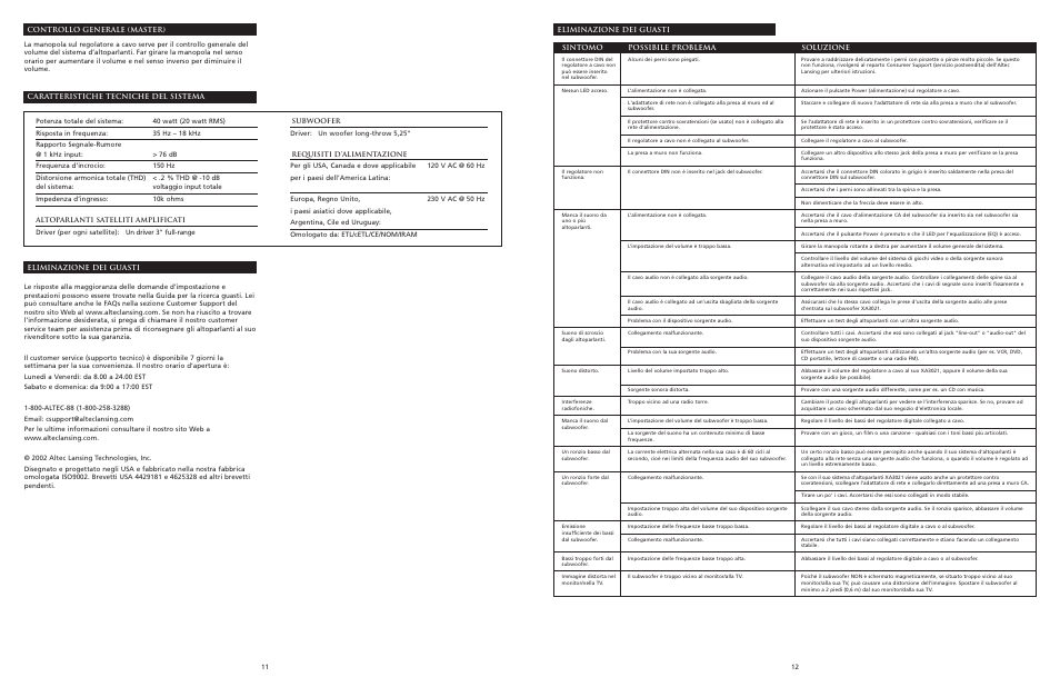 Altec Lansing XA3021 User Manual | Page 7 / 10