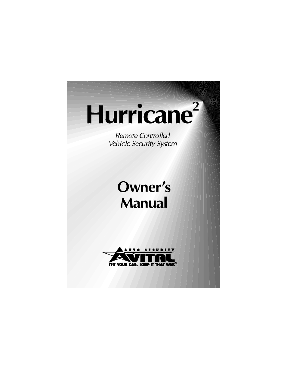 Avital Hurricane 2 User Manual | 13 pages