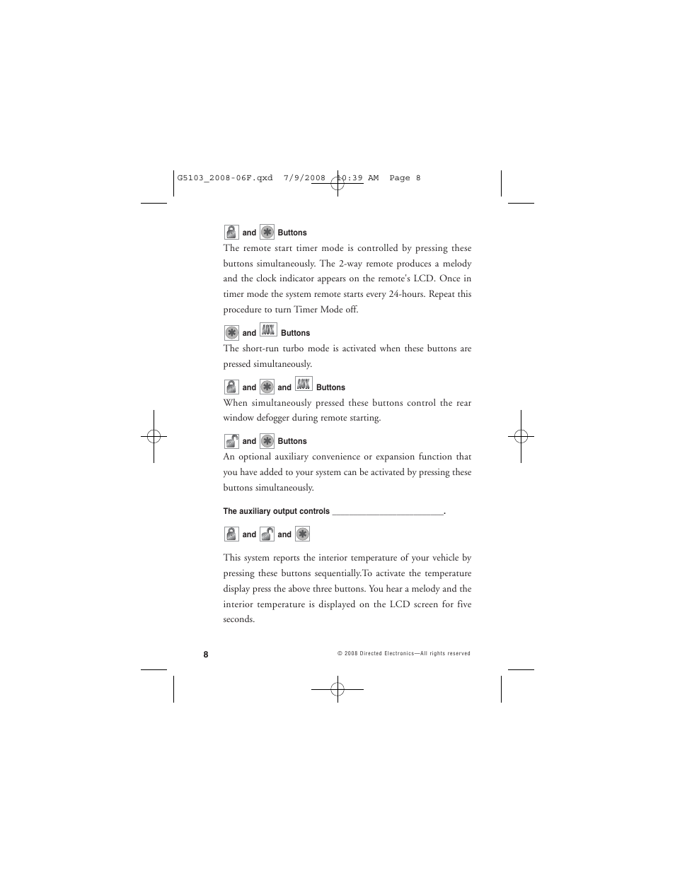 Avital G5103 User Manual | Page 11 / 43