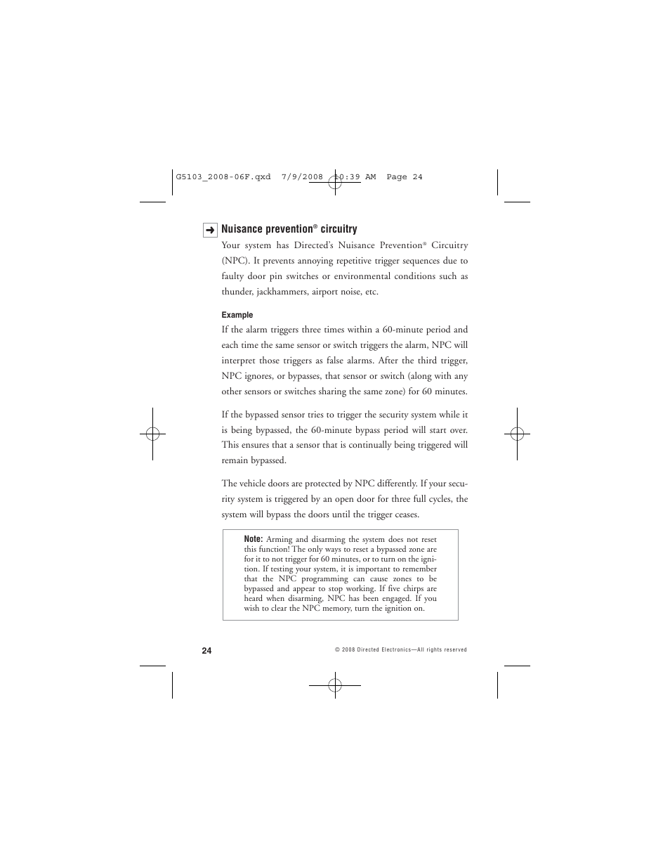 Avital G5103 User Manual | Page 27 / 43