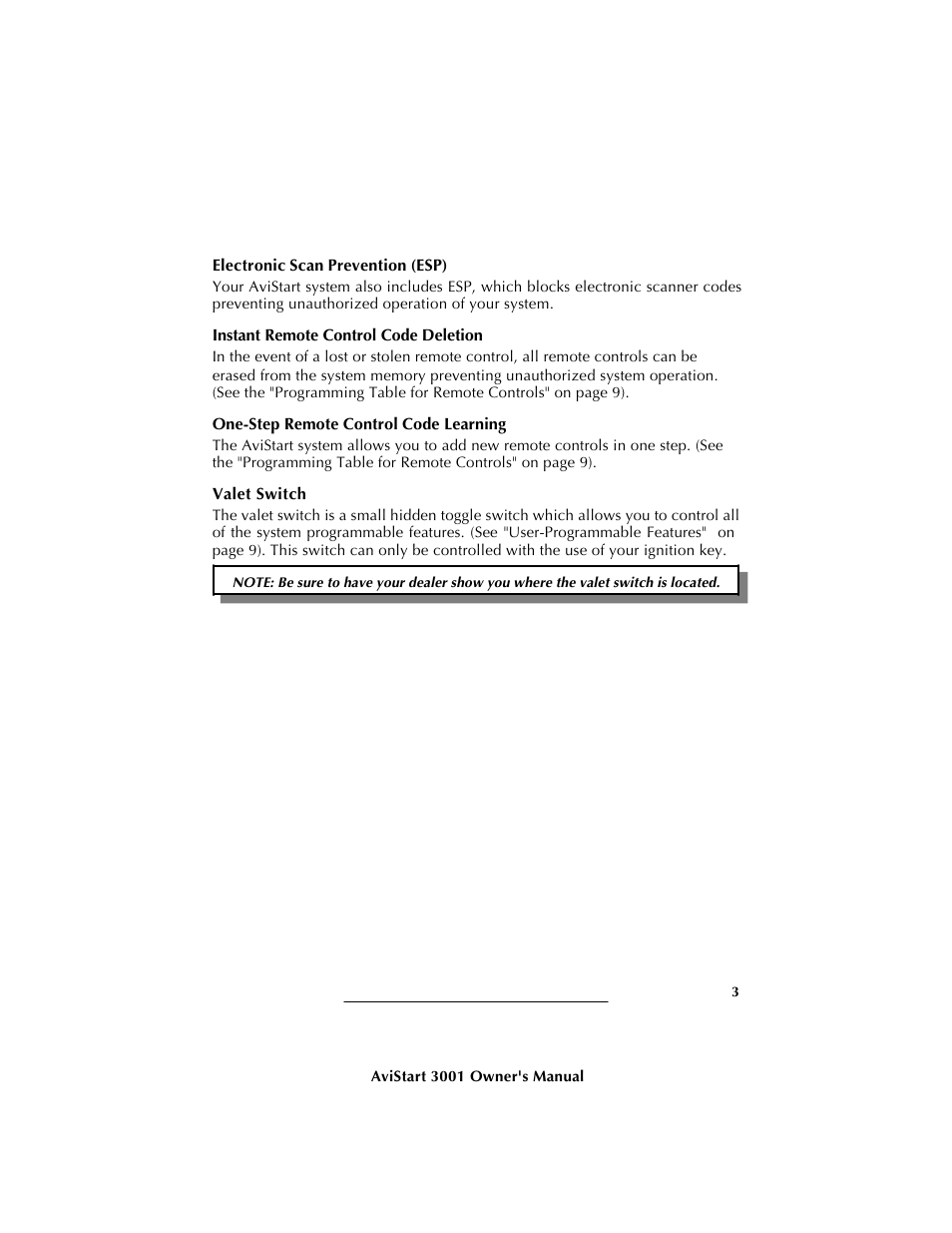 Avital AVISTART 3001 User Manual | Page 5 / 12