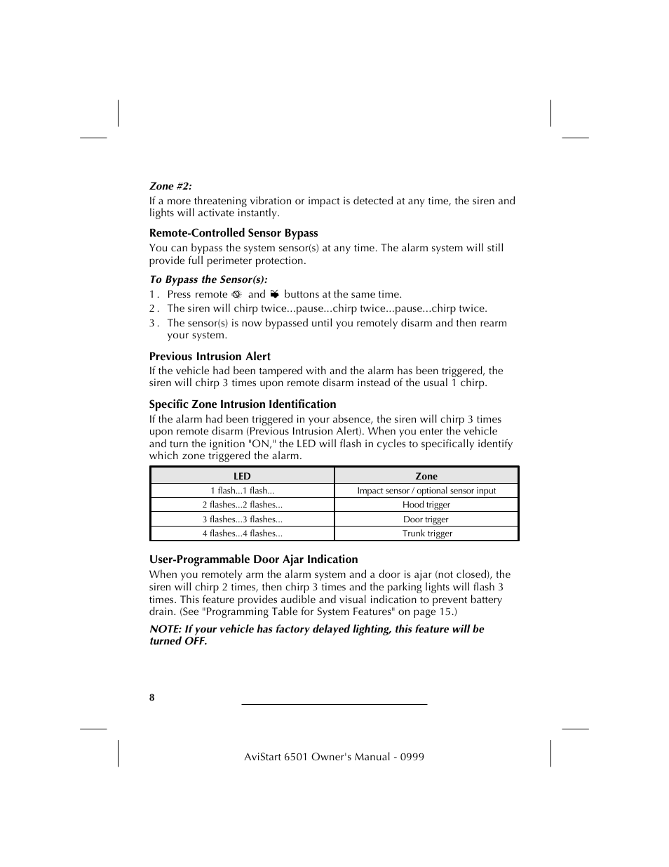 Avital AVISTART 6501 User Manual | Page 10 / 20