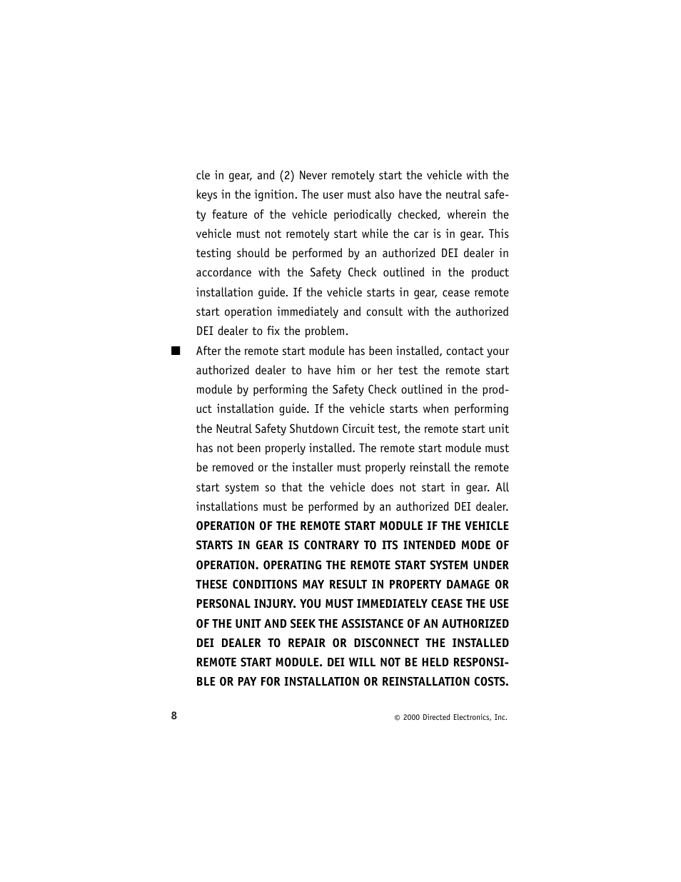 Avital 3300 User Manual | Page 12 / 40