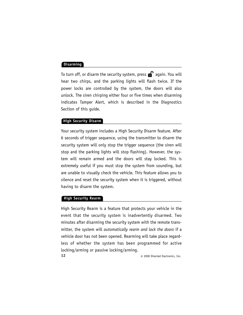 Avital 3300 User Manual | Page 16 / 40