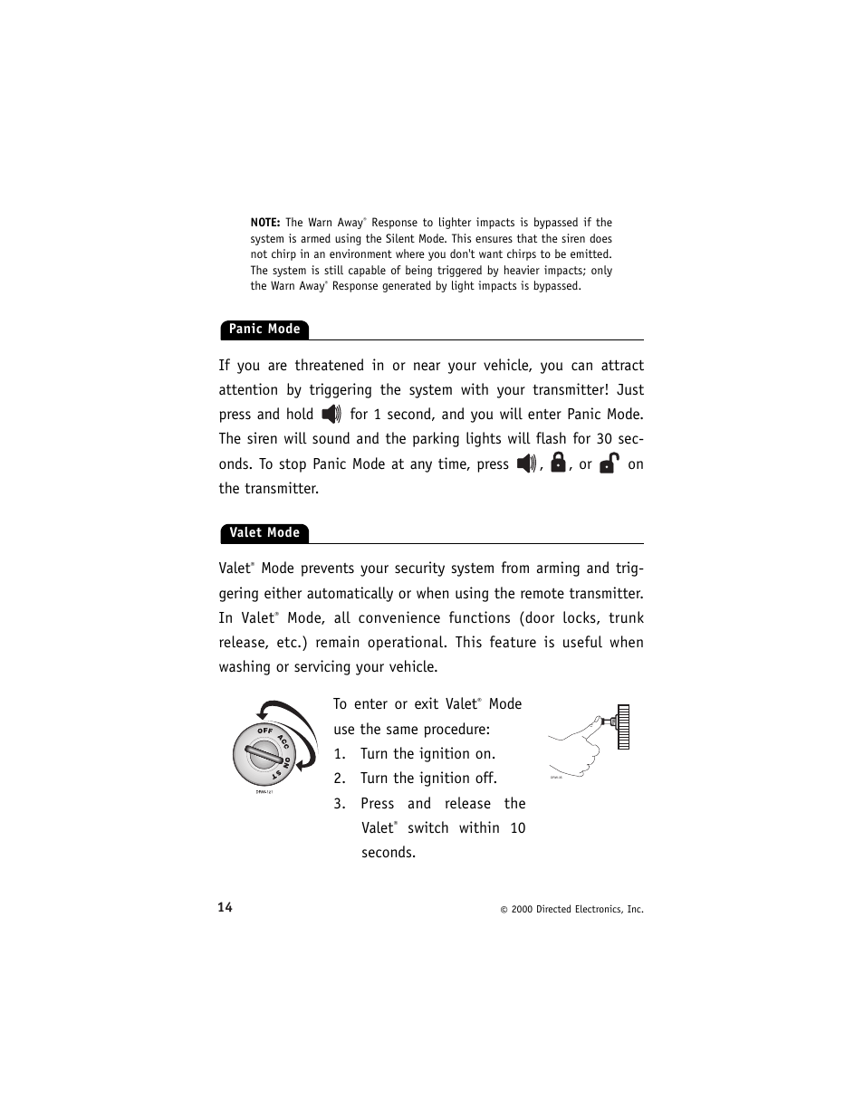 Avital 3300 User Manual | Page 18 / 40