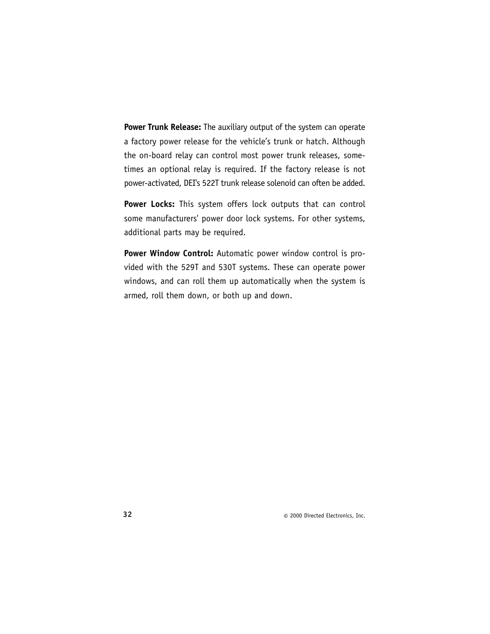 Avital 3300 User Manual | Page 36 / 40