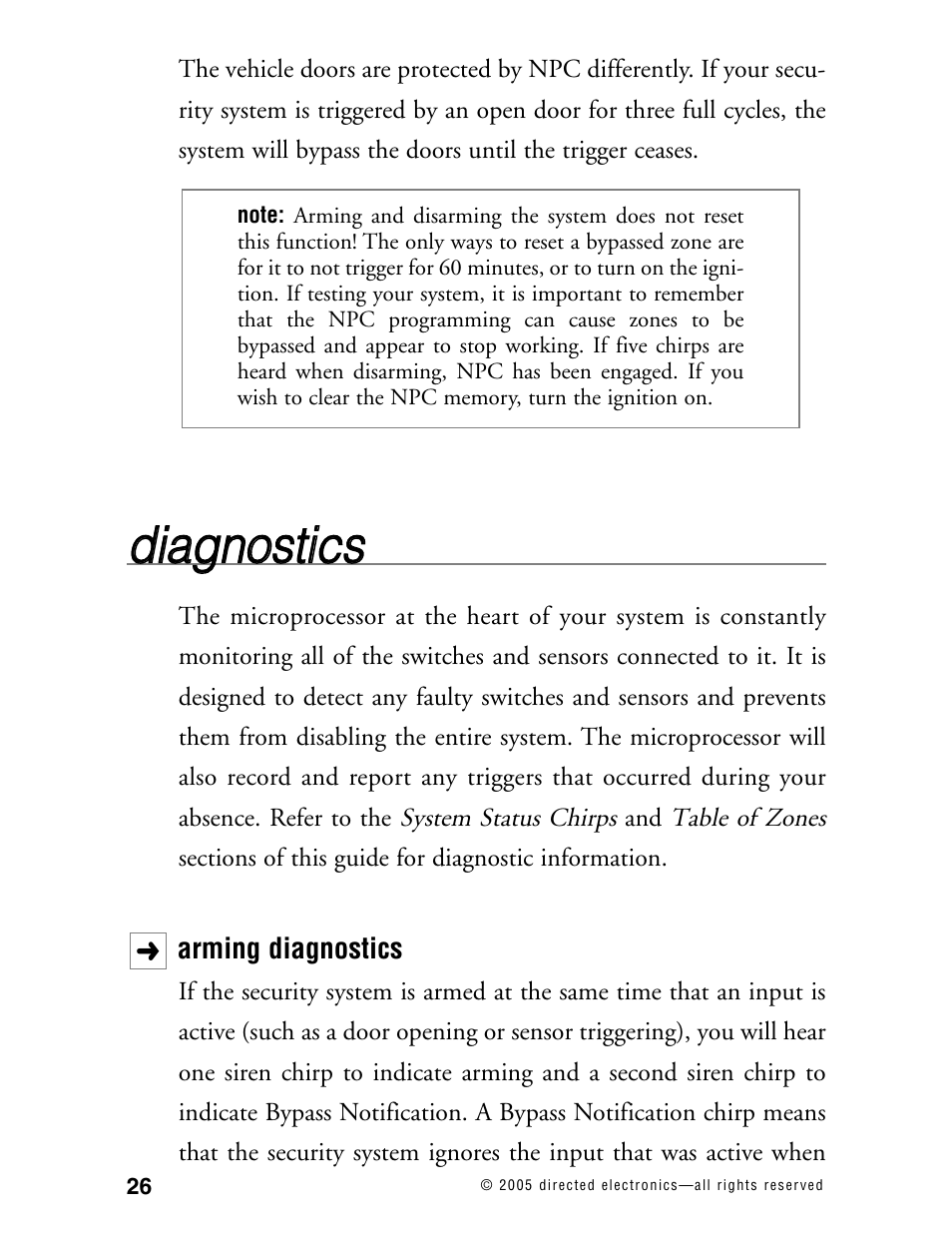 Ddiia ag gn no ossttiic css | Avital Model 4300 User Manual | Page 29 / 45