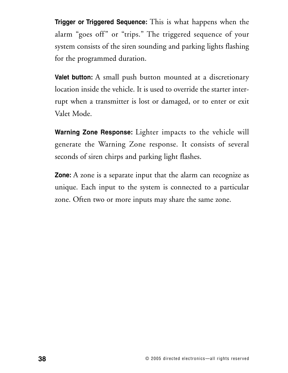 Avital Model 4300 User Manual | Page 41 / 45