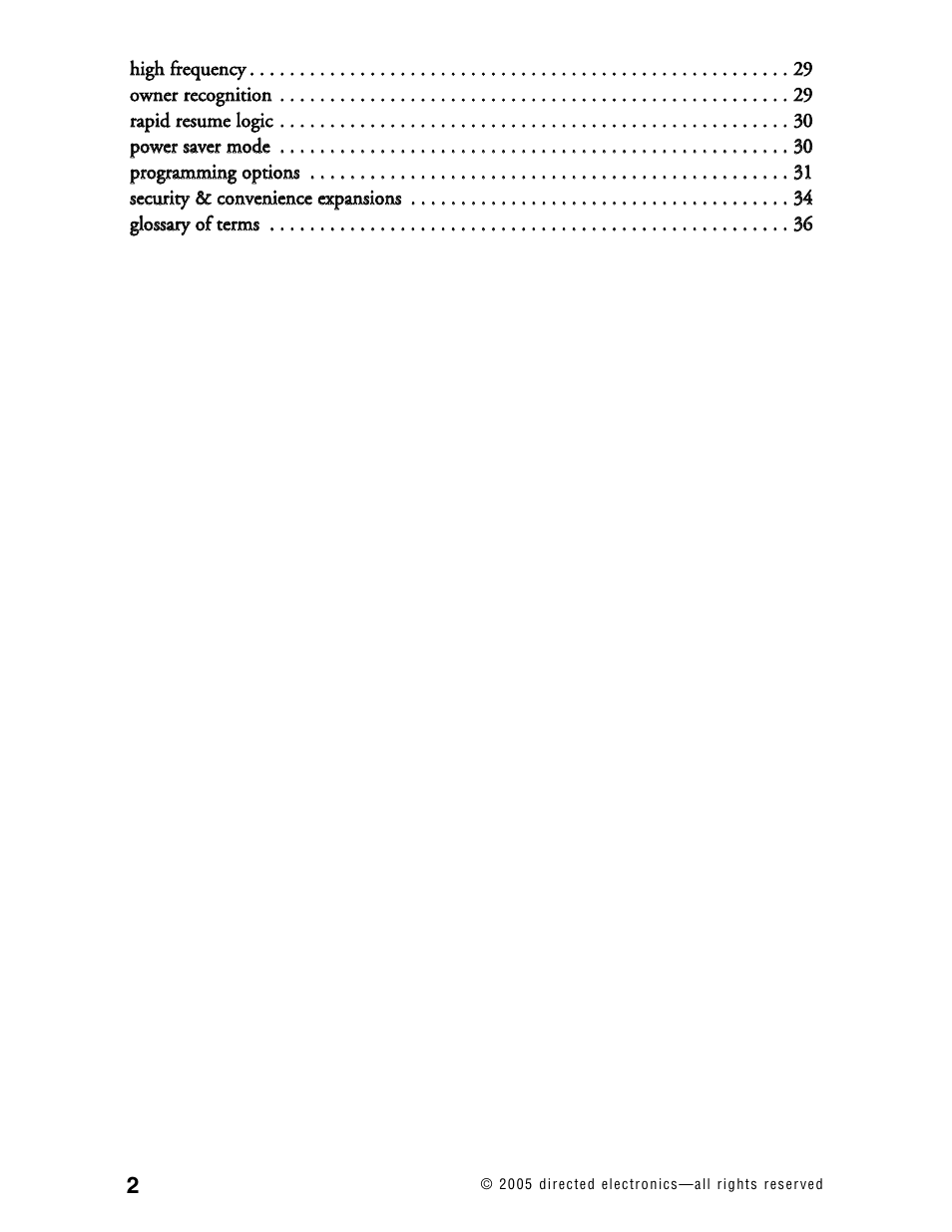 Avital Model 4300 User Manual | Page 5 / 45