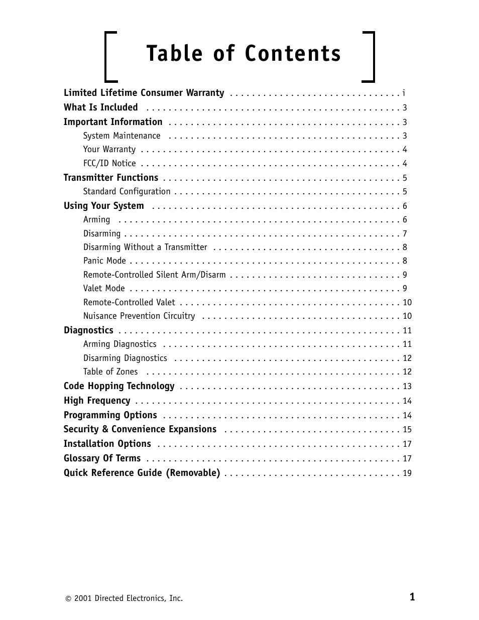 Avital 3100L User Manual | Page 5 / 24
