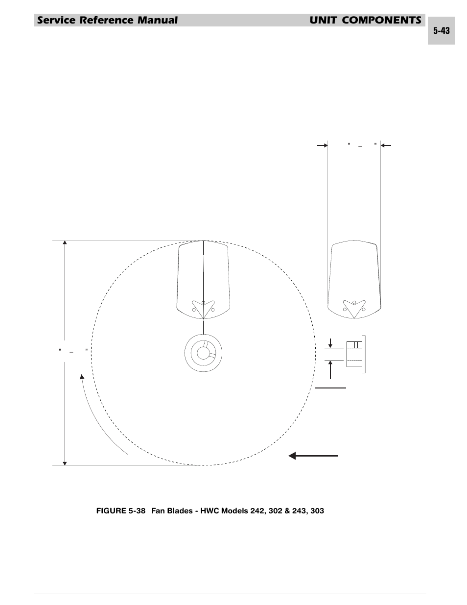 Service reference manual unit components, Air flow | Armstrong World Industries HWC PREMIER 183 User Manual | Page 106 / 196