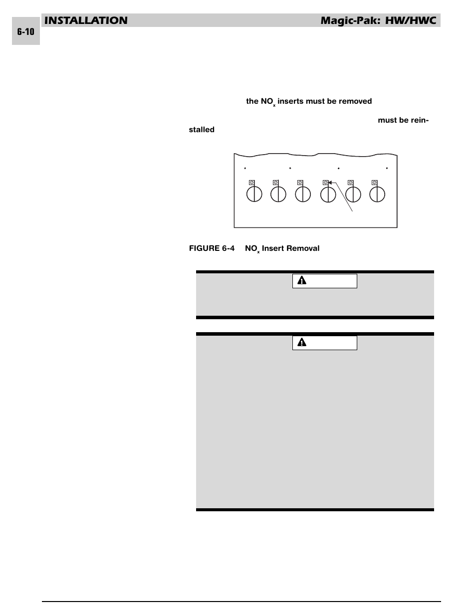 Installation magic-pak: hw/hwc | Armstrong World Industries HWC PREMIER 183 User Manual | Page 117 / 196