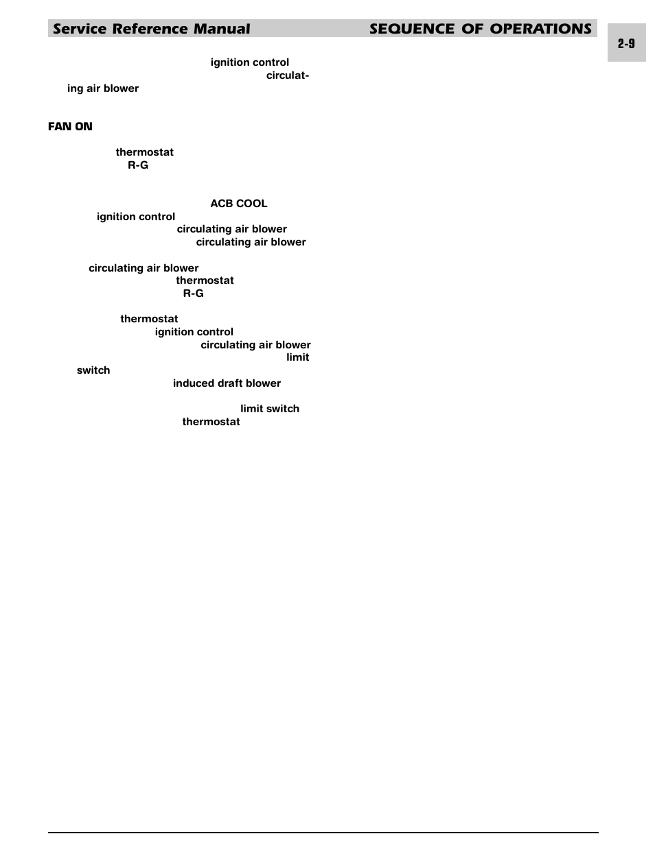 Service reference manual sequence of operations | Armstrong World Industries HWC PREMIER 183 User Manual | Page 19 / 196