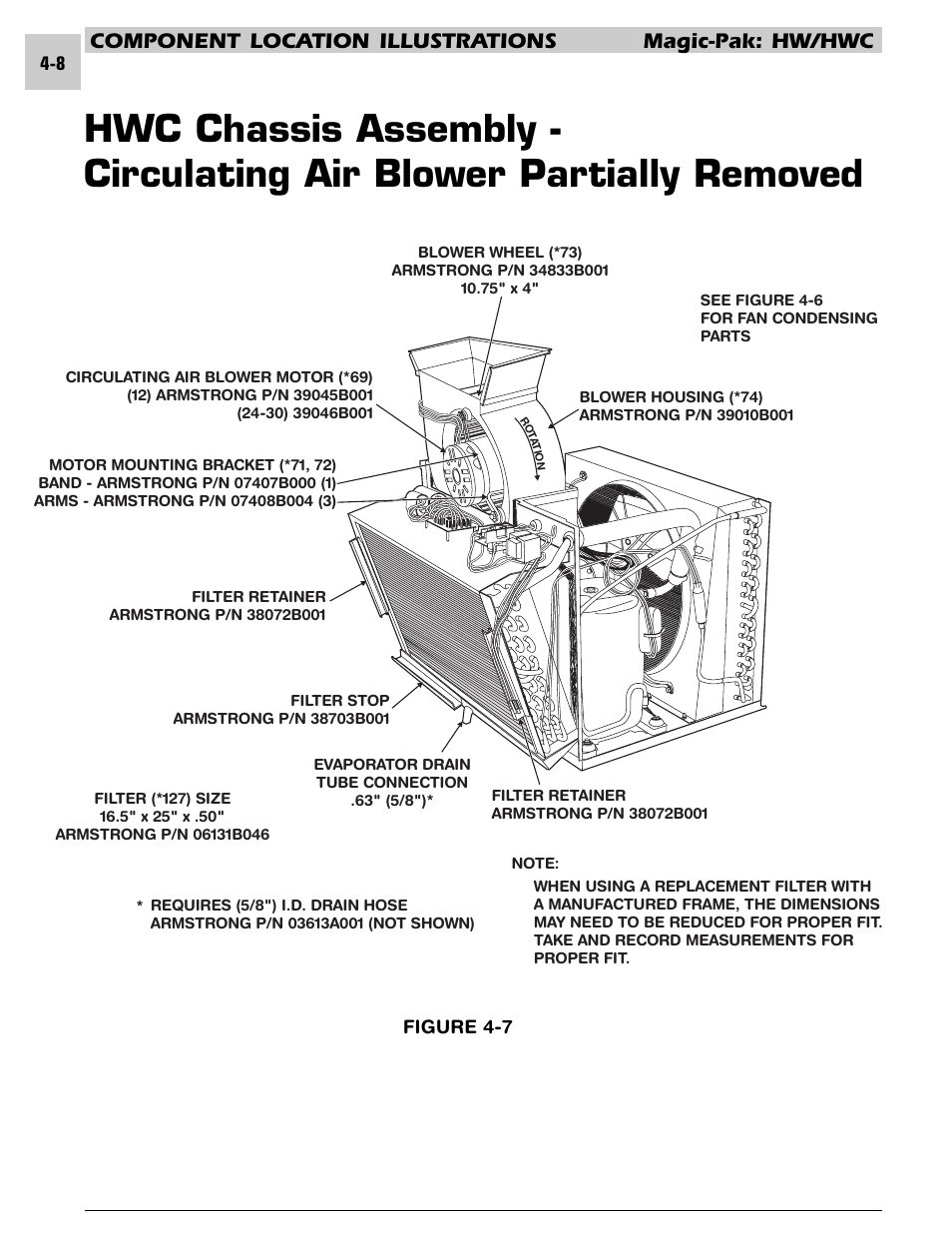 Component location illustrations magic-pak: hw/hwc | Armstrong World Industries HWC PREMIER 183 User Manual | Page 63 / 196