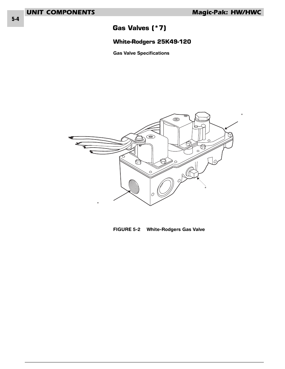 Unit components magic-pak: hw/hwc, Gas valves (*7) | Armstrong World Industries HWC PREMIER 183 User Manual | Page 67 / 196