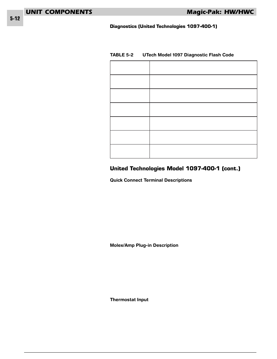 Unit components magic-pak: hw/hwc | Armstrong World Industries HWC PREMIER 183 User Manual | Page 75 / 196