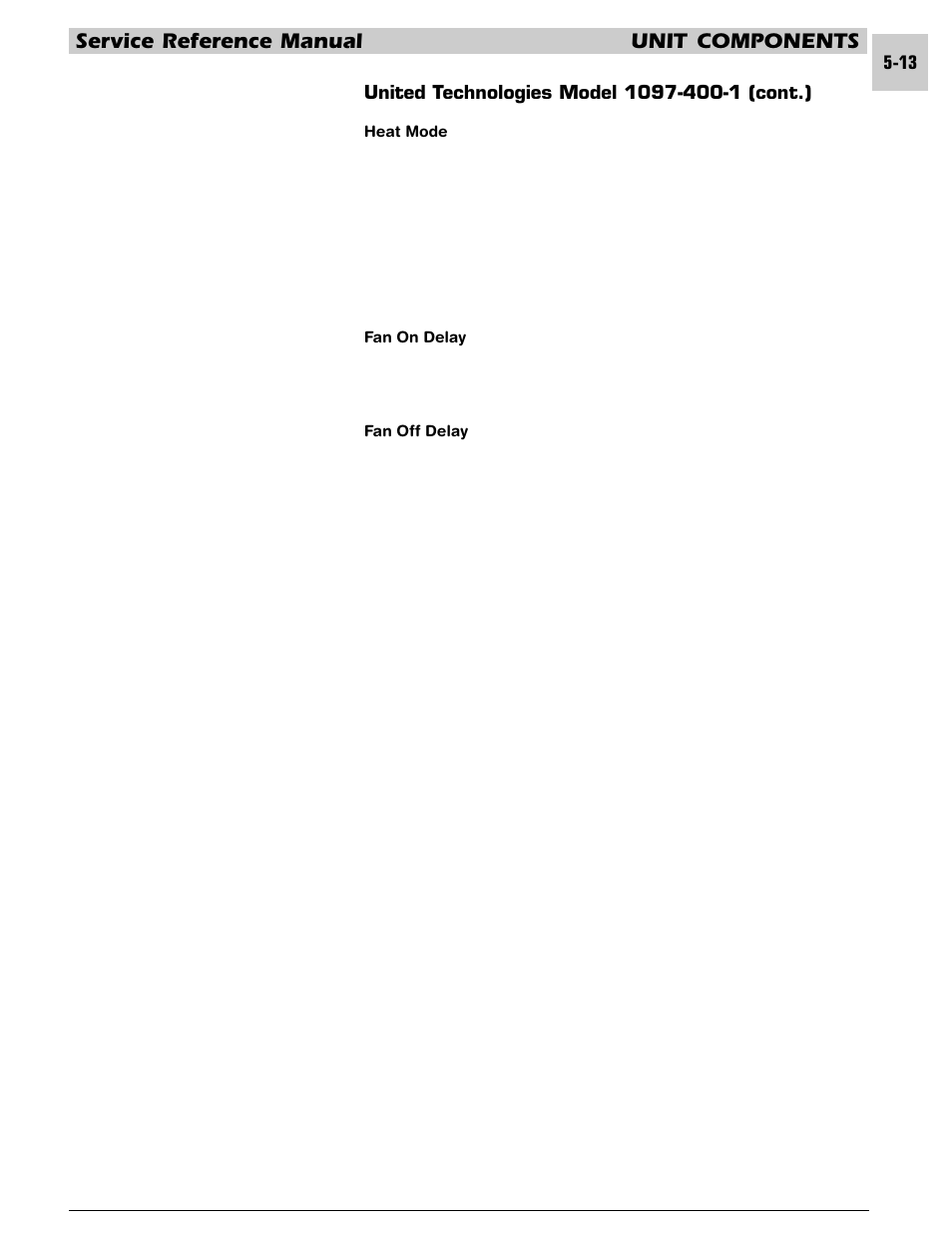 Service reference manual unit components | Armstrong World Industries HWC PREMIER 183 User Manual | Page 76 / 196