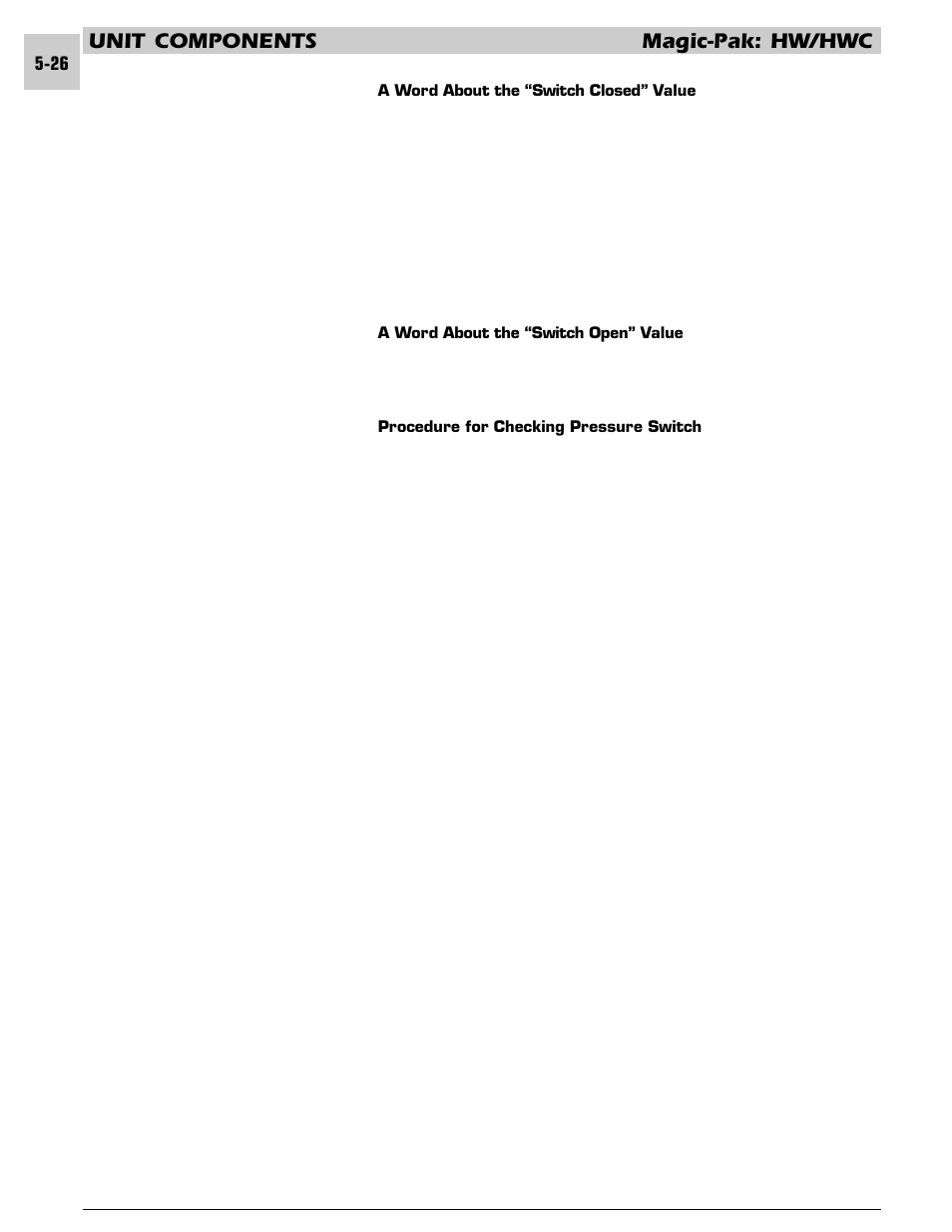 Unit components magic-pak: hw/hwc | Armstrong World Industries HWC PREMIER 183 User Manual | Page 89 / 196