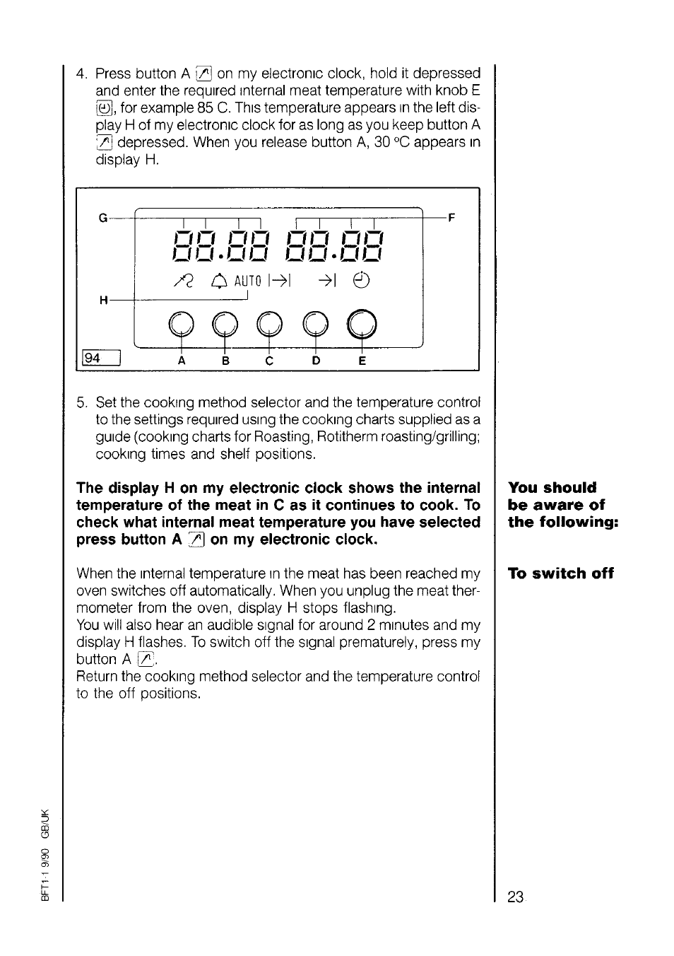 AEG 7658B User Manual | Page 23 / 39