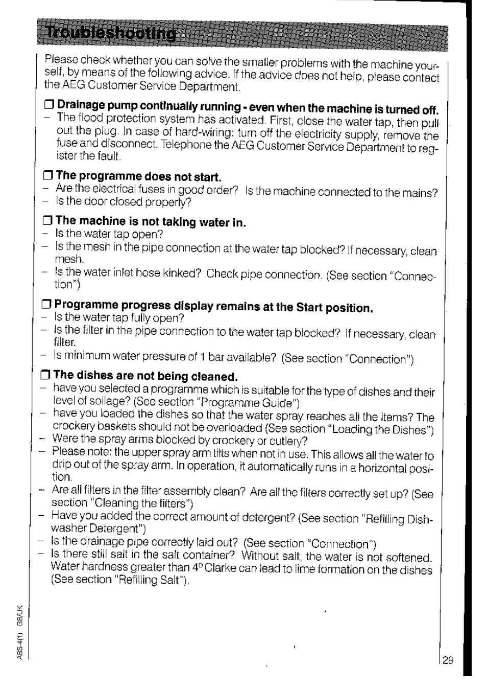 AEG OKO_FAVORIT 3220 User Manual | Page 29 / 42