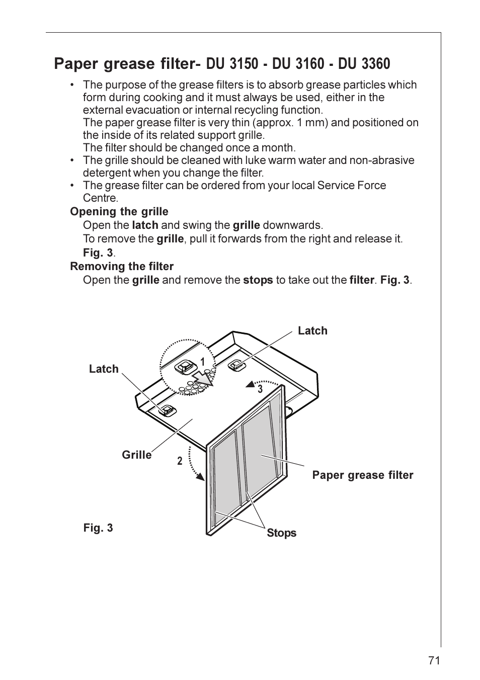 AEG DU 4561 User Manual | Page 12 / 25