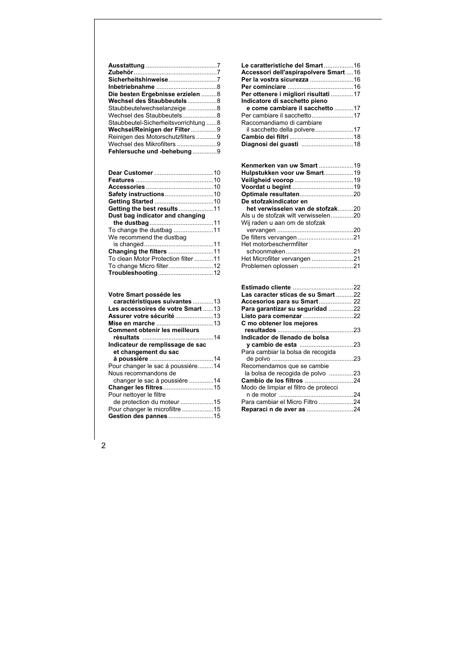 AEG SMART 306 User Manual | Page 2 / 9