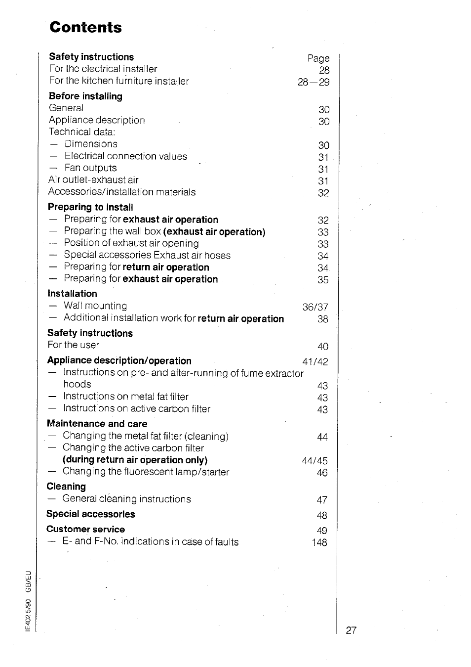 AEG 860 D User Manual | Page 2 / 24