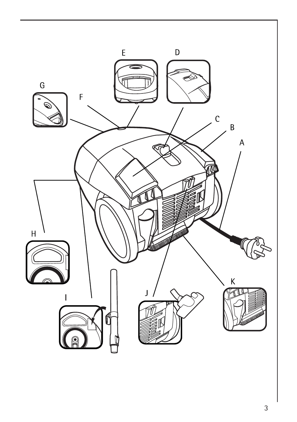 AEG ELECTROLUX 460 User Manual | Page 3 / 9