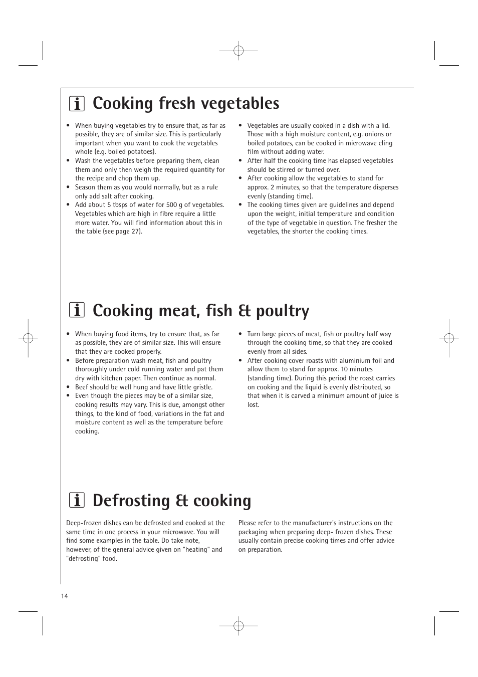 AEG MCD2661E User Manual | Page 16 / 53