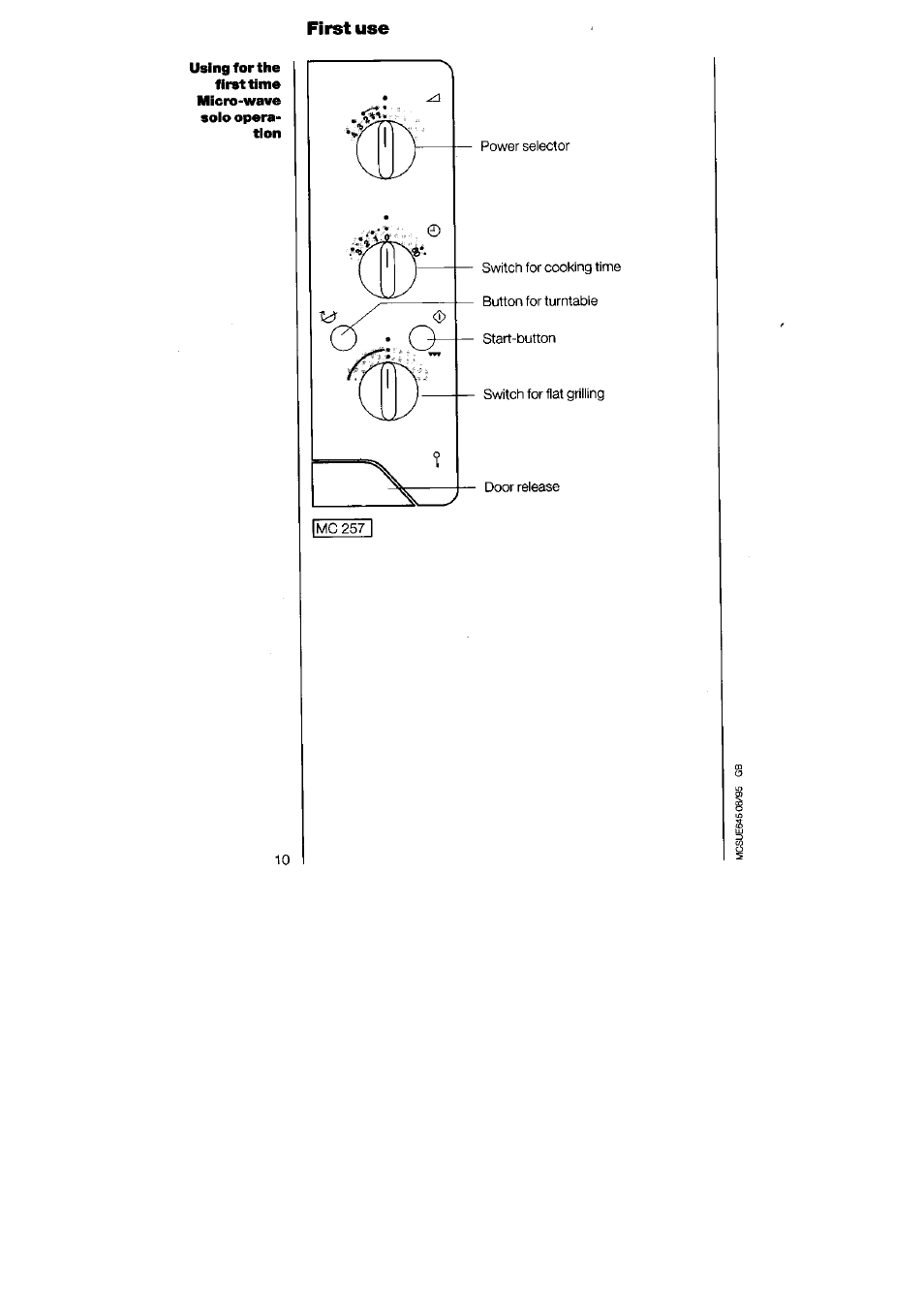 First use | AEG MICROMAT DUO 220 User Manual | Page 10 / 29