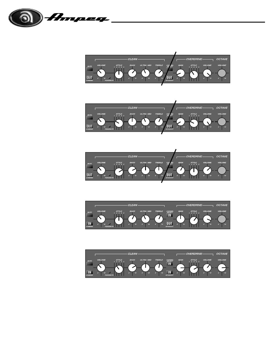 Some suggested settings, Rack mounting, B5r bass amplifier | Ampeg B5R User Manual | Page 6 / 8