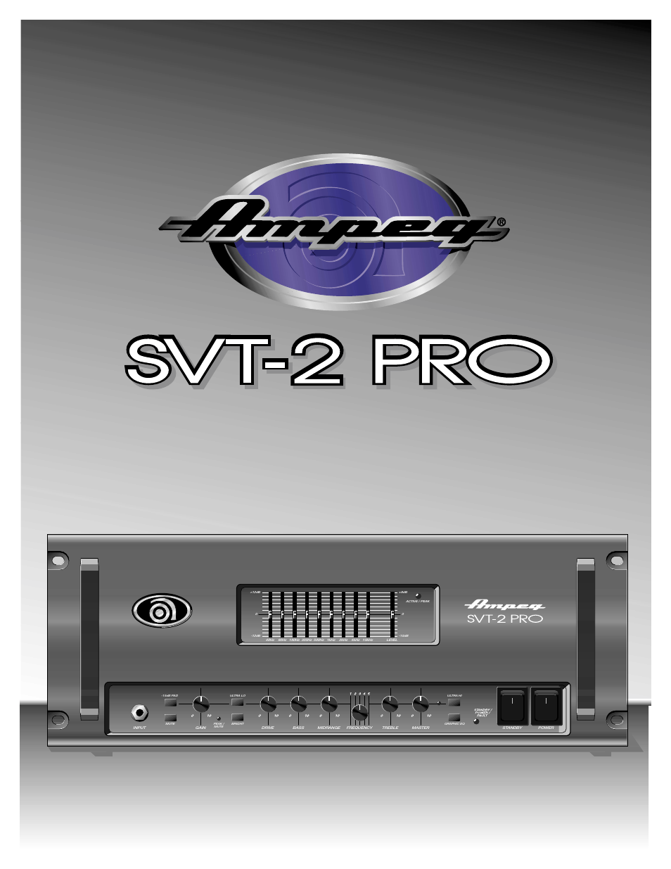 Ampeg SVT-2 User Manual | 8 pages