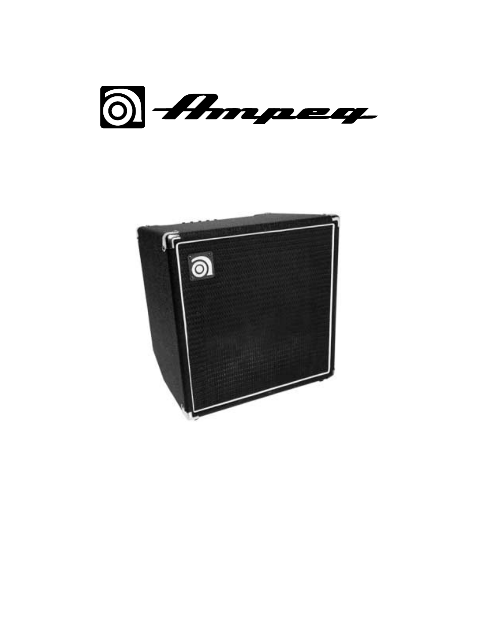 Ampeg BA-112 User Manual | 4 pages