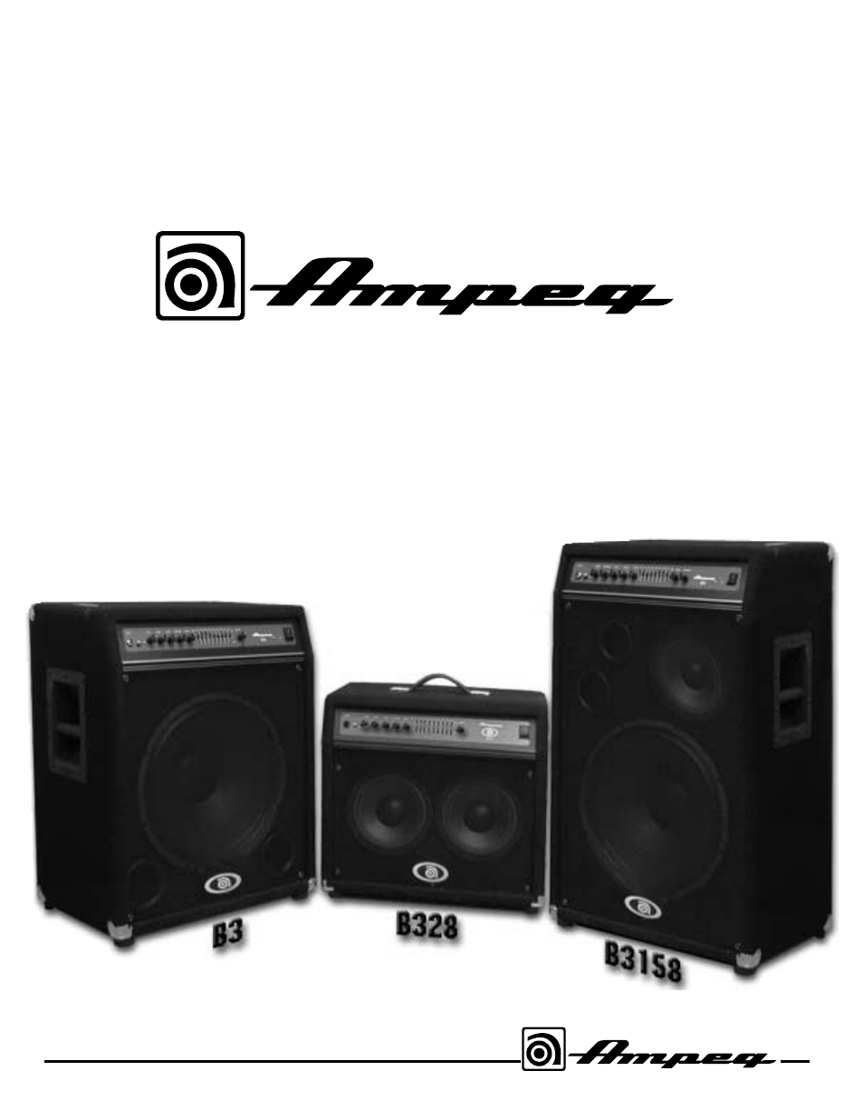 Ampeg B3158 User Manual | 8 pages