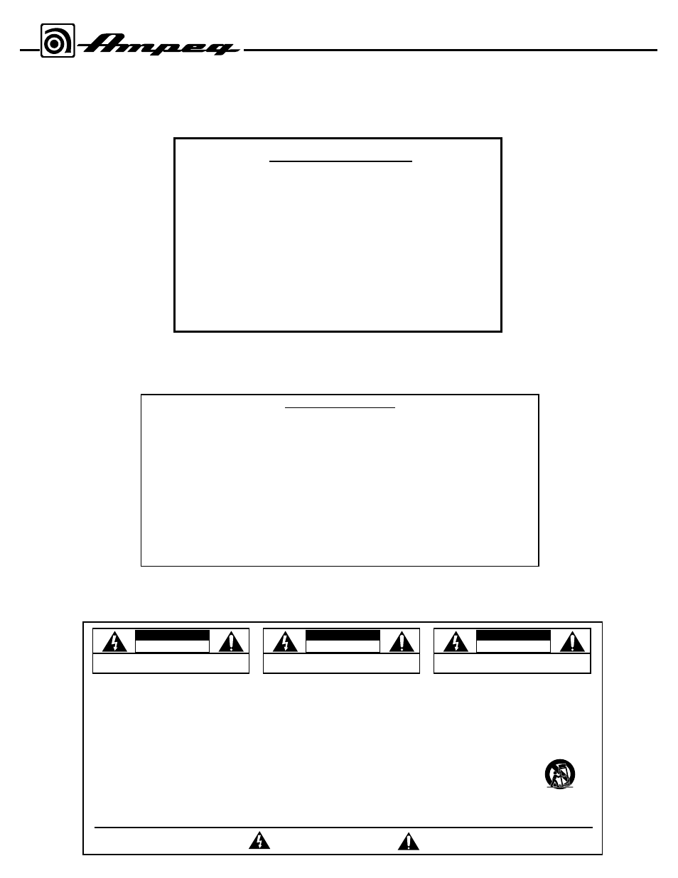 Ampeg SVT1000 User Manual | Page 2 / 8