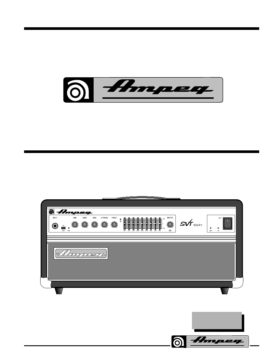 Ampeg SVT-150H User Manual | 8 pages