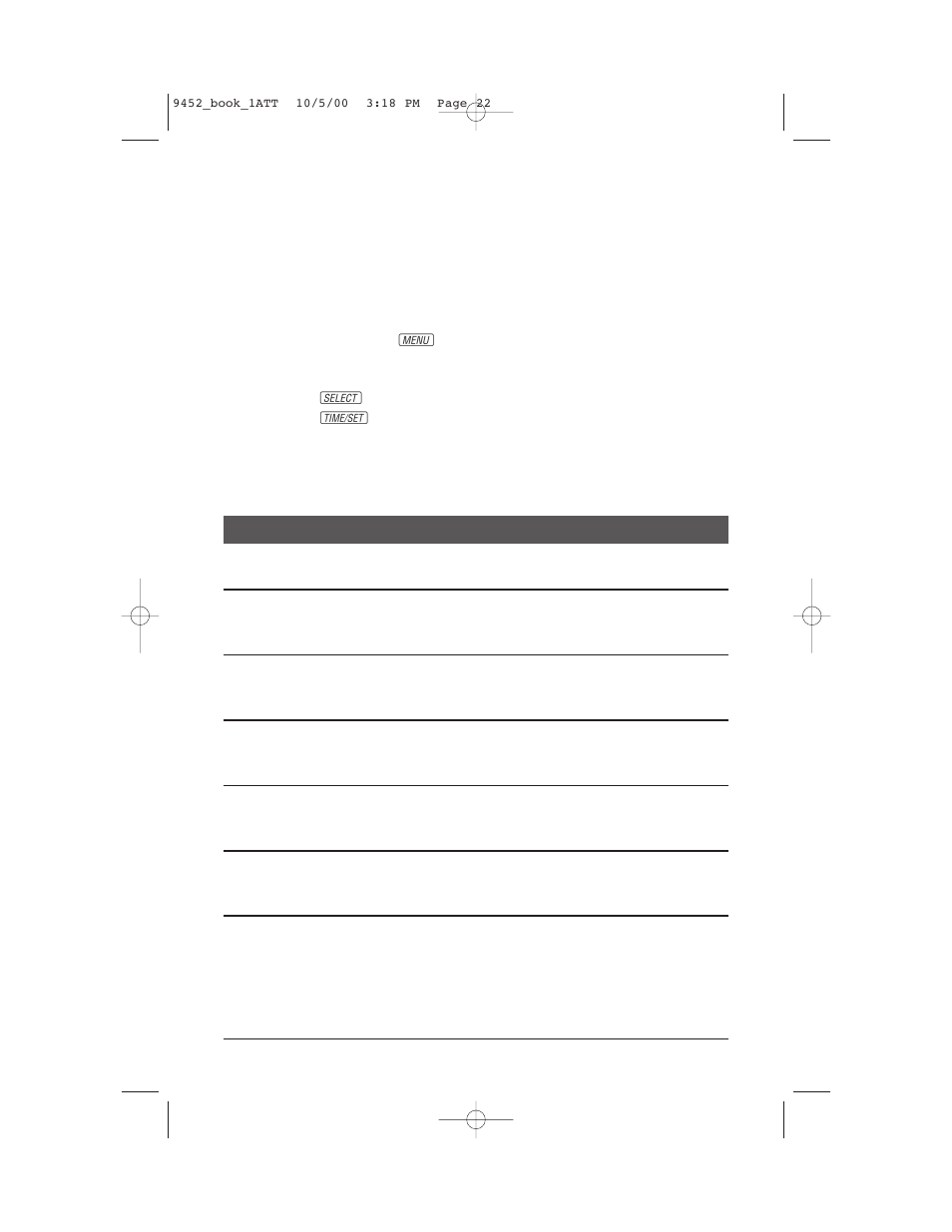 Answering system operation, Answering system feature setup, Feature summary | AT&T 9452 User Manual | Page 24 / 36