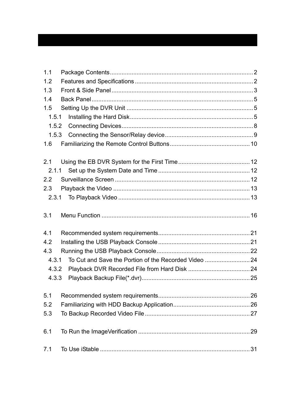 AVerMedia Technologies EB1504 User Manual | Page 4 / 37