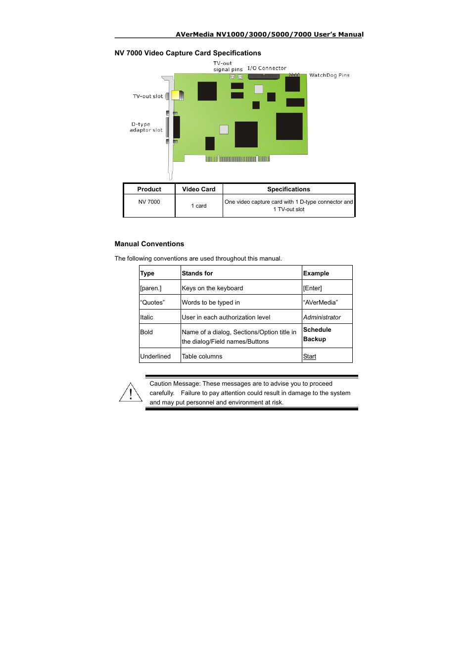 AVerMedia Technologies NV 5000 User Manual | Page 11 / 169