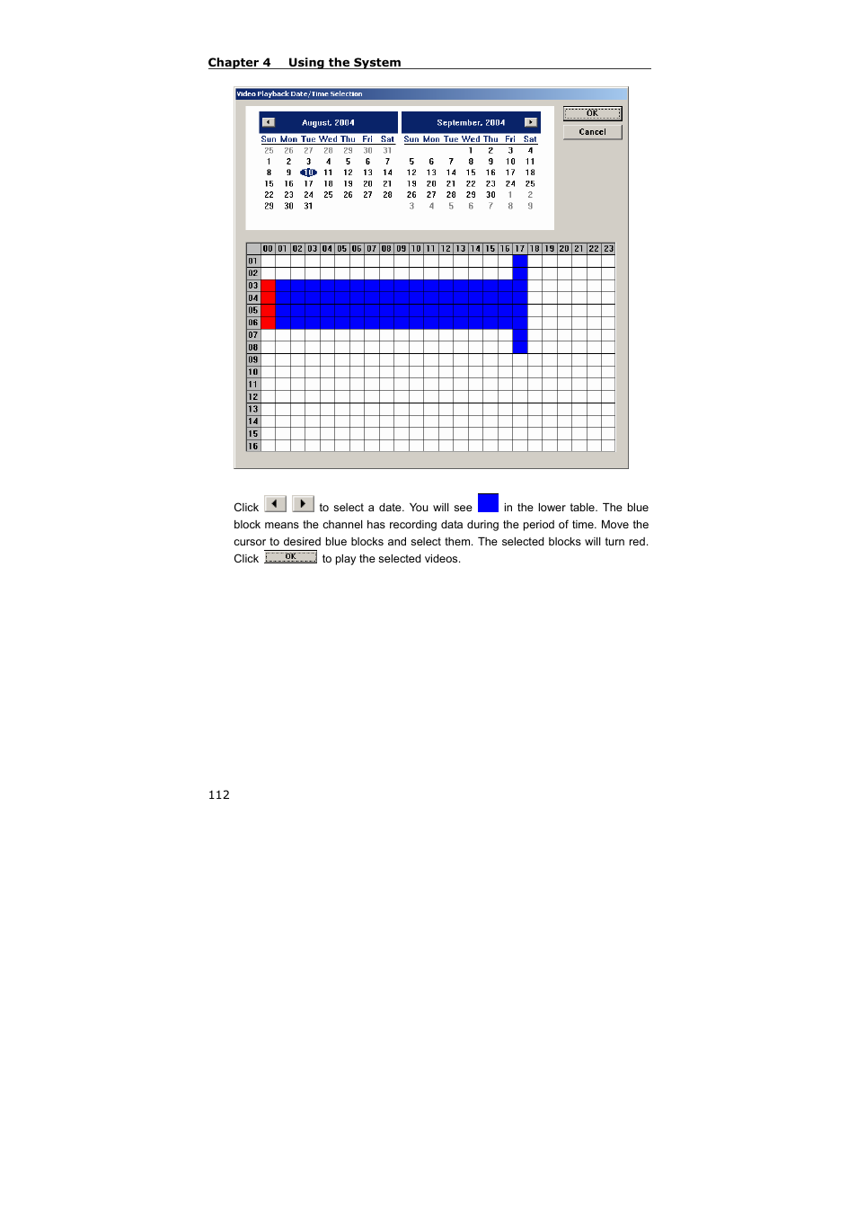 2 how to playback the videos, 1 setting the video playback date and time | AVerMedia Technologies NV 5000 User Manual | Page 111 / 169