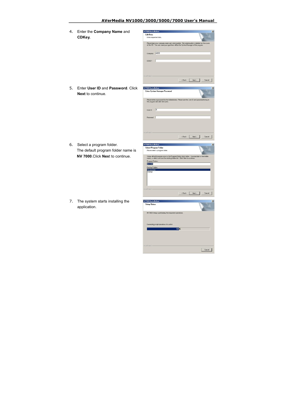 AVerMedia Technologies NV 5000 User Manual | Page 50 / 169